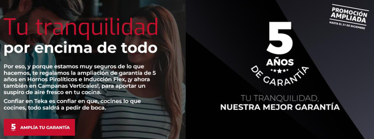 Teka 5 años garantía