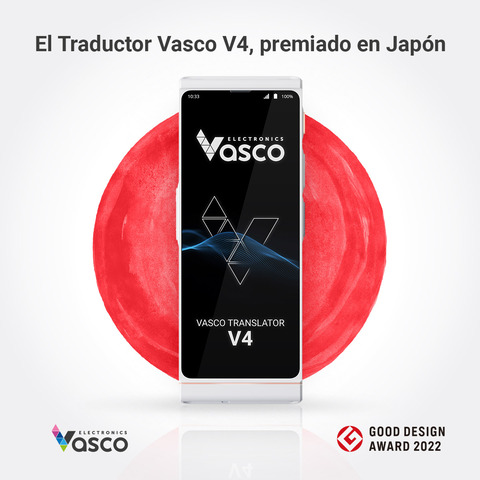 Dispositivo traductor de idiomas Vasco V4 | 108 idiomas | Internet gratuito  de por vida en casi 200 países | Modelo 2022