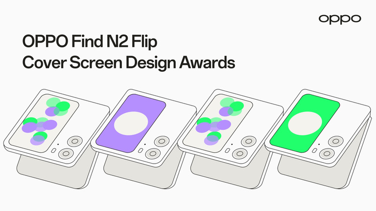 OPPO Find N2 Flip Cover Screen Design Awards