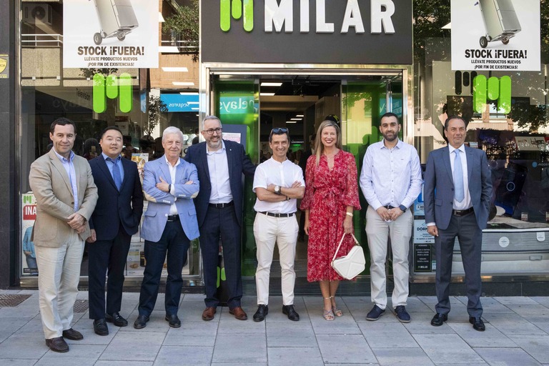 Caslesa y Sinersis - Inauguración tiendas Milar