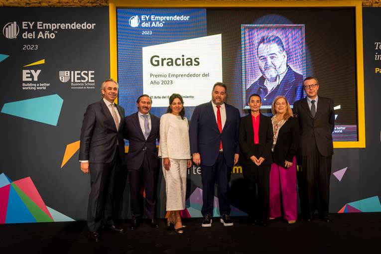 César Orts, premio emprendedor del año 2023 de EY por la Comunidad Valenciana y la Región de Murcia
