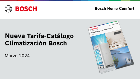 Bosch Tarifa-Catálogo de Climatización Marzo 2024